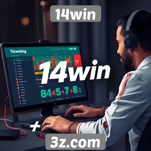 Experiência do usuário no site 14win em foco