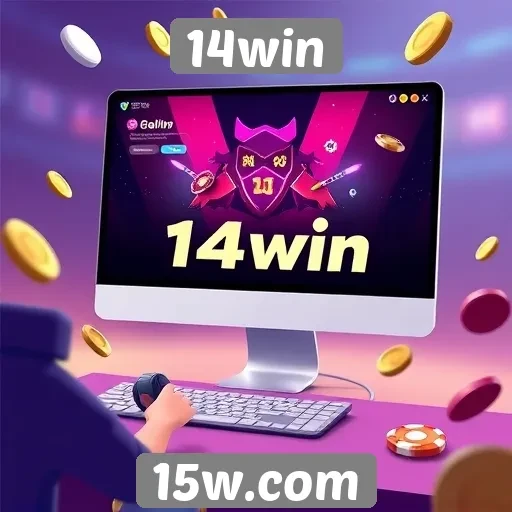 Funcionamento da plataforma de jogos 14win